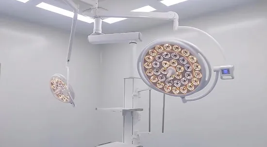 Wall Mounted Ceiling Ot Light Double Dome LED Shadowless Surgical Light Price