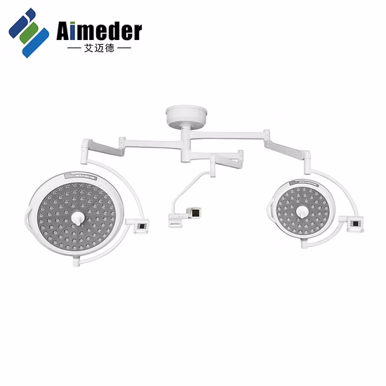 Wall Mounted Ceiling Ot Light Double Dome LED Shadowless Surgical Light Price