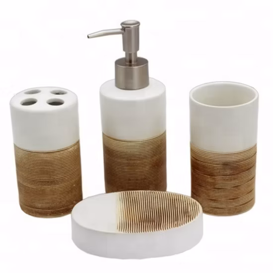 April Modern Simple Luxury Frosted Candlestick Ornaments Home Retro Light Bedside Accessories