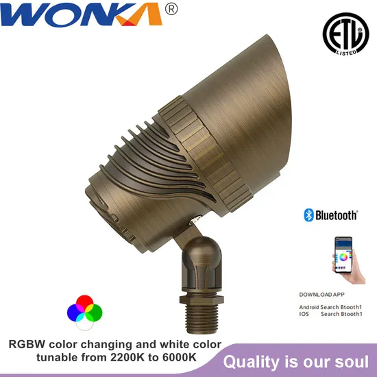 ETL Approved Solid Brass Antique Bronze Finish Integrated Spot Light Fixture with Wireless Adjustable Brightness Lt2505