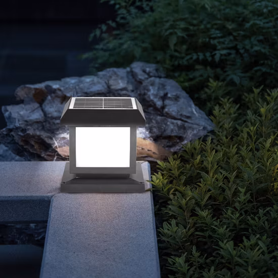 Cubierta Patio Valla Camino Poste LED Bolardo Jardín Luces al aire libre 220 7W