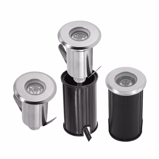 1W / 3W Mini LED a prueba de agua Luces de punto de cubierta de piso subterráneo