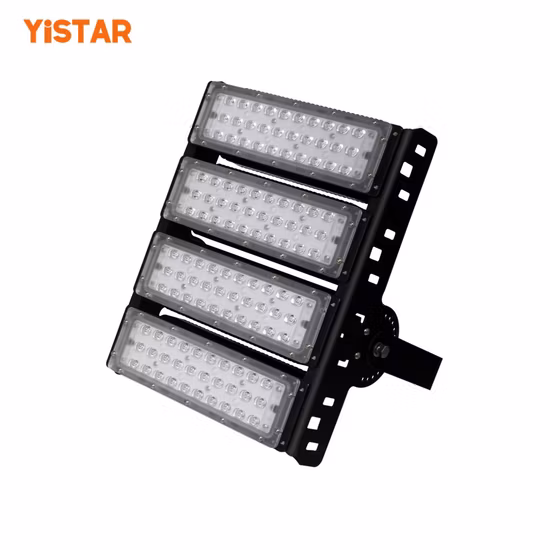 IP65 de alta potencia 100W 200W 300W 400W SMD RGB LED Proyector de inundación Luz de túnel para estadio al aire libre Paisaje marino Decoración Acuario Estacionamiento Iluminación