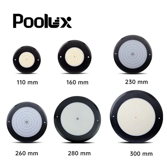 IP68 Impermeable 18W / 24W RGB LED Luz subacuática, Luz de piscina ultrafina montada en la pared