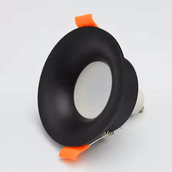 Foco regulable de ajuste fino negro 10W 68mm Accesorio de luz descendente empotrable recortada