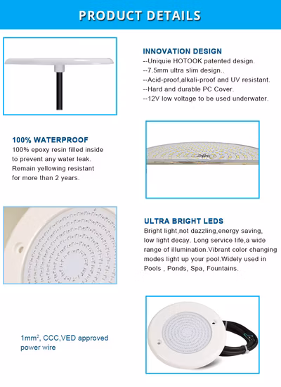 Fabricante profesional 12V 24V IP68 Fuente subterránea subterránea Estanque Piscina subacuática Luz LED