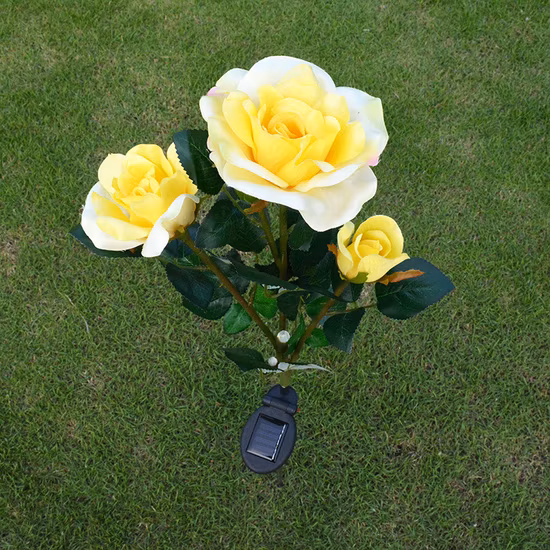 LED bola diente de león flor estaca luz energía solar recargable para jardín exterior Patio camino porche patio trasero Esg16592