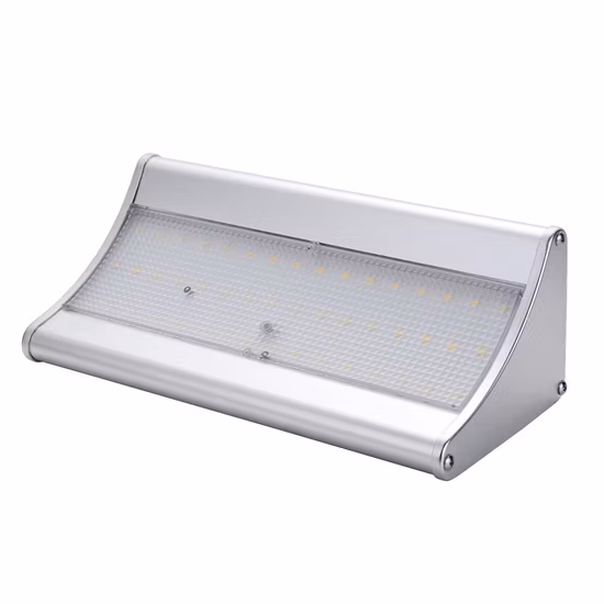 Lámparas de calle impermeables para patio trasero, iluminación de inundación de seguridad, lámpara de pared, luz de calle solar LED