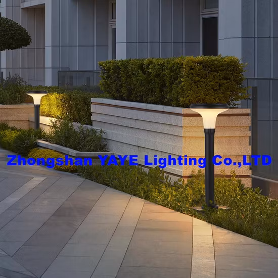 Comercial al aire libre/residencial de bajo voltaje 12 V/voltaje de línea/solar LED paisaje jardín calzada camino césped bolardos luces