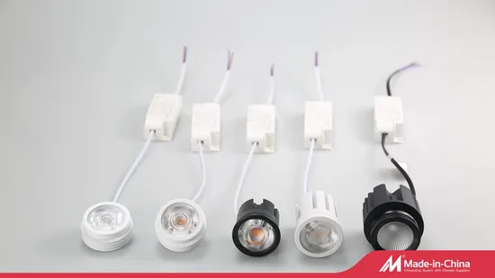 Marco de accesorio de luz de punto de módulo LED empotrado de carcasa de lámpara redonda