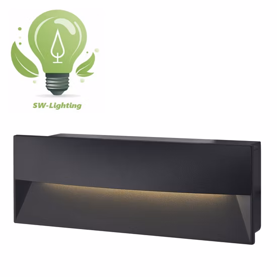 Iluminación exterior LED IP65 6W Luces de paso empotradas en superficie lineal